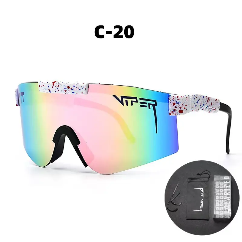 European Cycling Sunglasses with LED Light & Windproof Design — feature 28