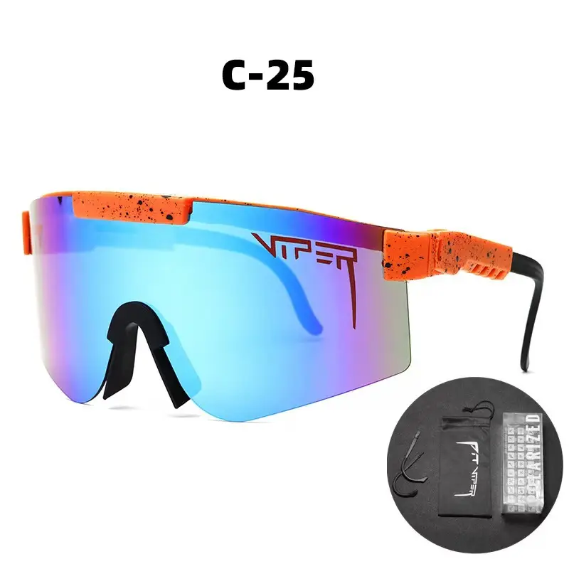 European Cycling Sunglasses with LED Light & Windproof Design — feature 33