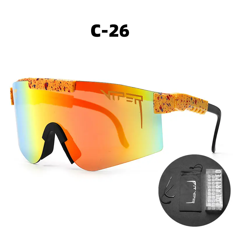 European Cycling Sunglasses with LED Light & Windproof Design — feature 34