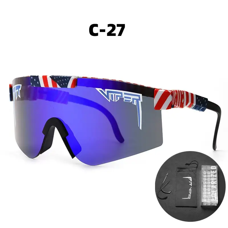 European Cycling Sunglasses with LED Light & Windproof Design — feature 35
