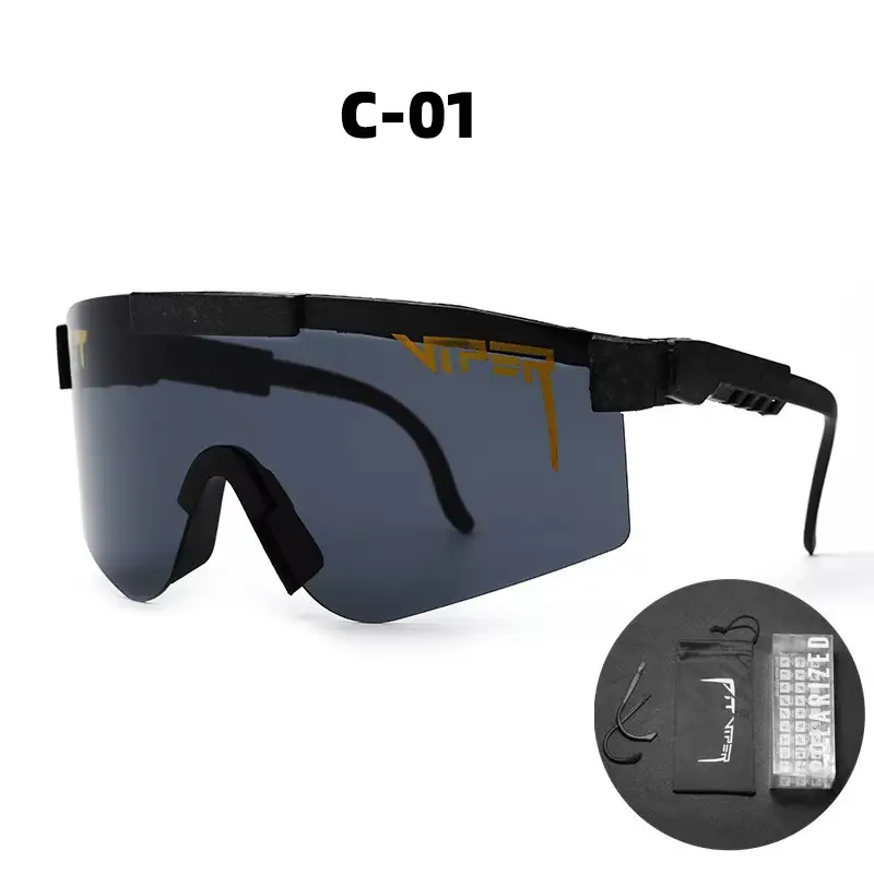 European Cycling Sunglasses with LED Light & Windproof Design — feature 9