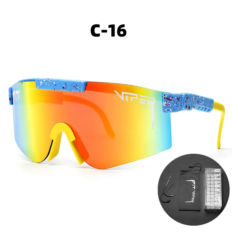 European Cycling Sunglasses with LED Light & Windproof Design