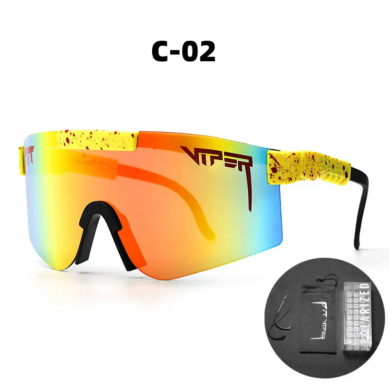 European Cycling Sunglasses with LED Light & Windproof Design