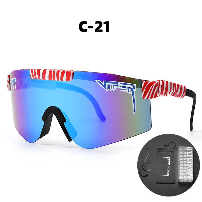 European Cycling Sunglasses with LED Light & Windproof Design