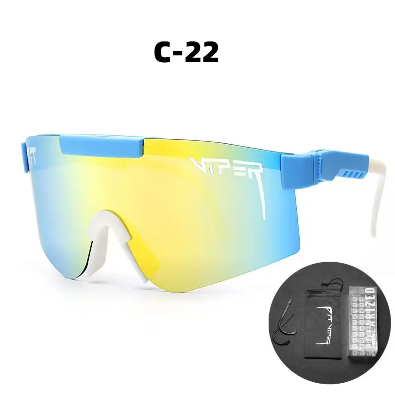European Cycling Sunglasses with LED Light & Windproof Design