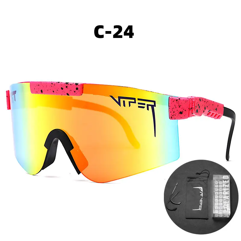 European Cycling Sunglasses with LED Light & Windproof Design