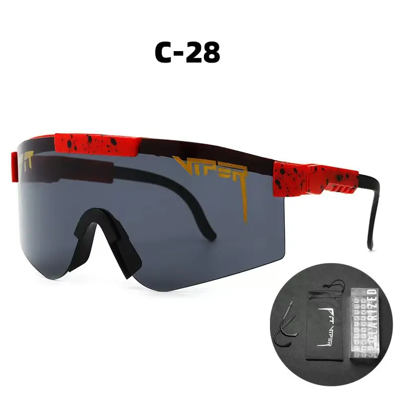 European Cycling Sunglasses with LED Light & Windproof Design