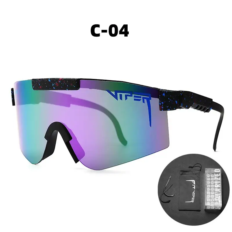 European Cycling Sunglasses with LED Light & Windproof Design