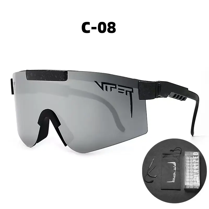 European Cycling Sunglasses with LED Light & Windproof Design