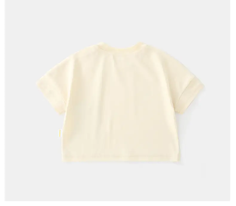 Duuduu Baby T-Shirt Small Brown Bear Print Summer Top — feature 18
