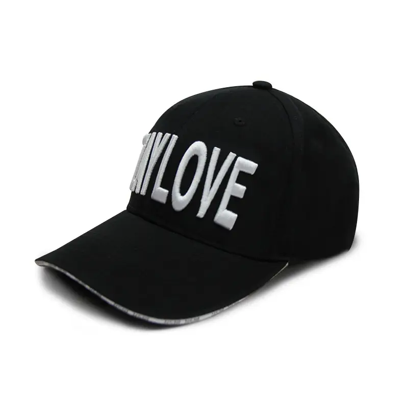 Zay Love 3D Logo Baseball Cap Red with White Trim - Image 4