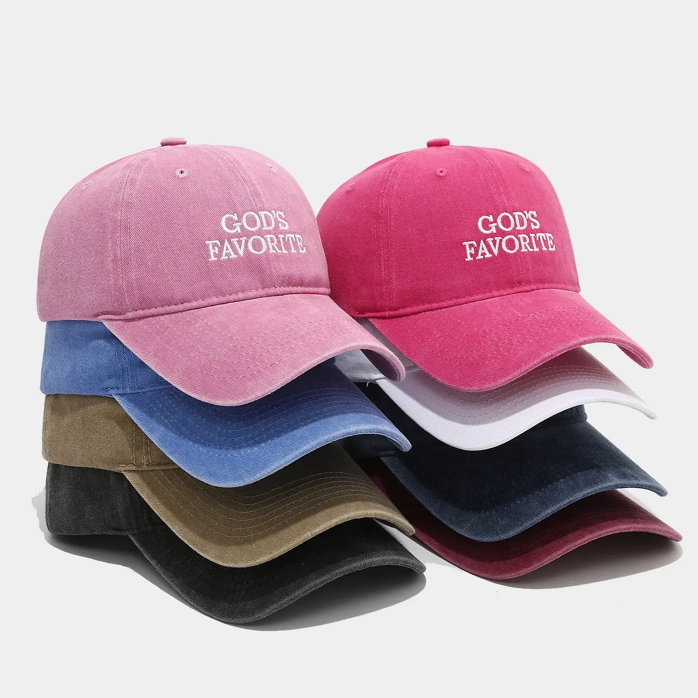 Women's Blue "God's Favorite" Baseball Cap - Image 26