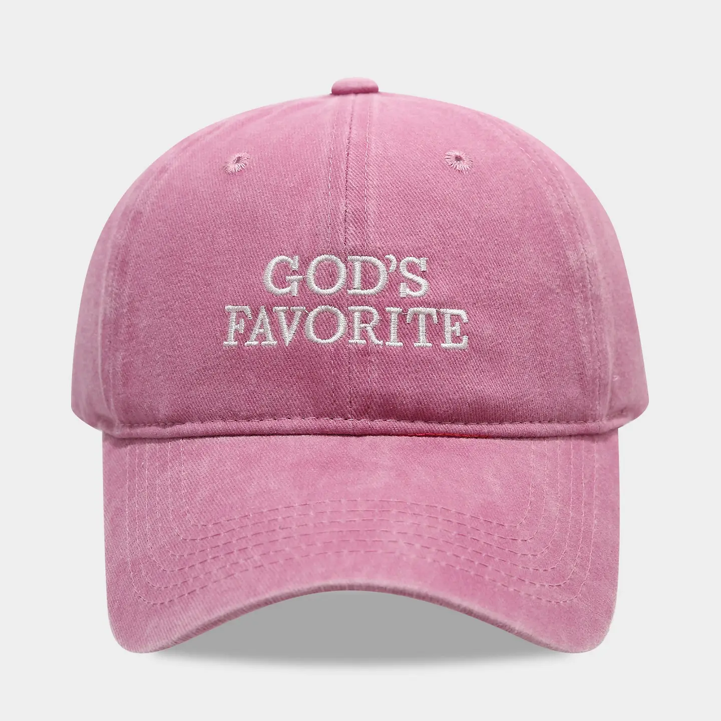 Women's Blue "God's Favorite" Baseball Cap - Image 3