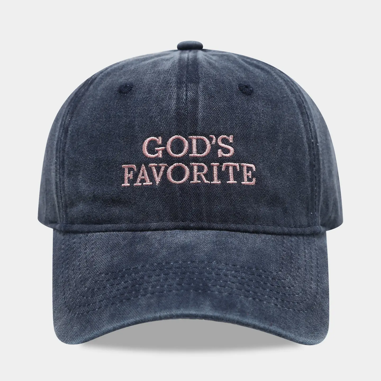 Women's Blue "God's Favorite" Baseball Cap - Image 7