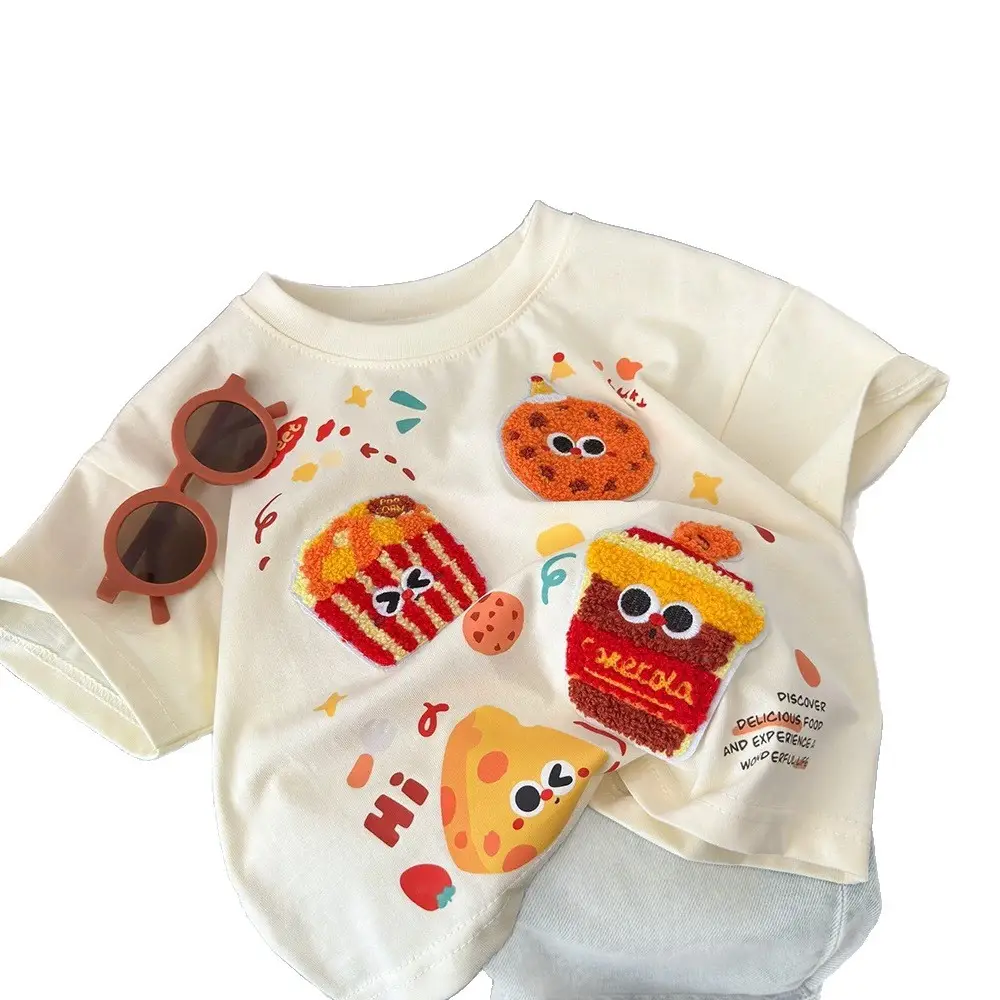 Boys Pure Cotton Cartoon T-Shirt Summer 2025 - Image 5