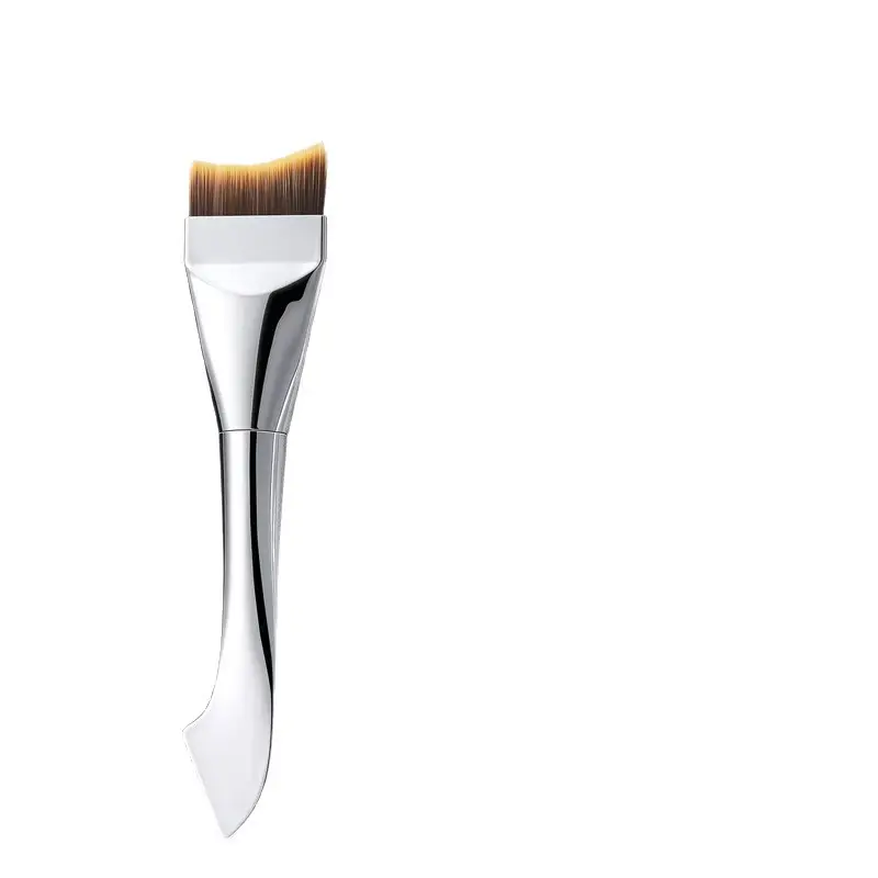 Double-Ended Fishtail Foundation Brush Ultra-Thin Traceless Concealer Mask - Image 7