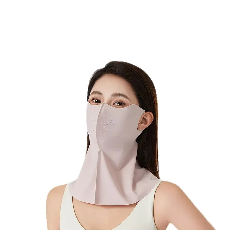 Sun Protection Mask for Men, Neck Protection for Driving, Fishing, Uv Protection, Cycling Face Mask, Breathable Ice Silk Mask for Women