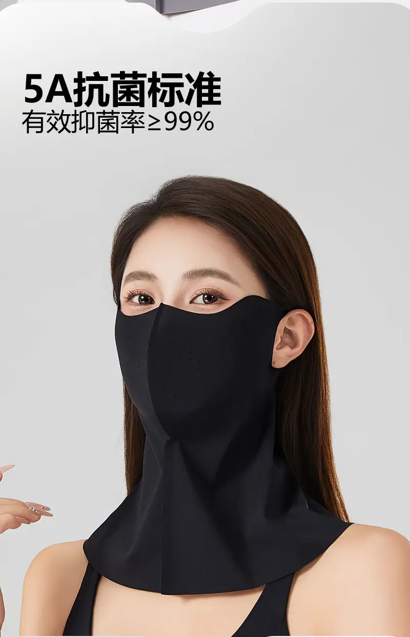 Sun Protection Mask for Men, Neck Protection for Driving, Fishing, Uv Protection, Cycling Face Mask, Breathable Ice Silk Mask for Women — feature 11