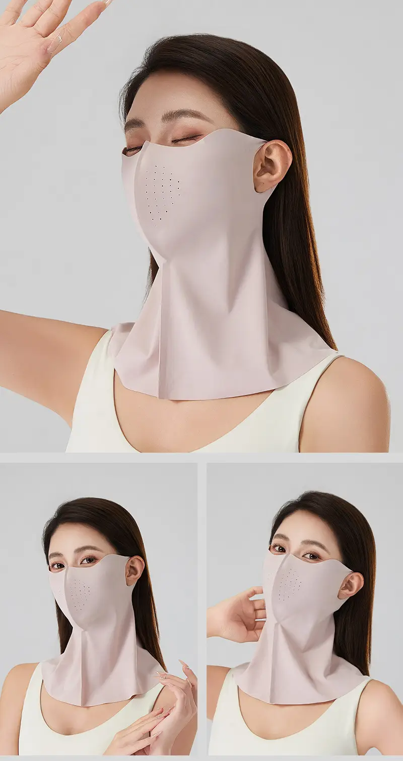Sun Protection Mask for Men, Neck Protection for Driving, Fishing, Uv Protection, Cycling Face Mask, Breathable Ice Silk Mask for Women — feature 16