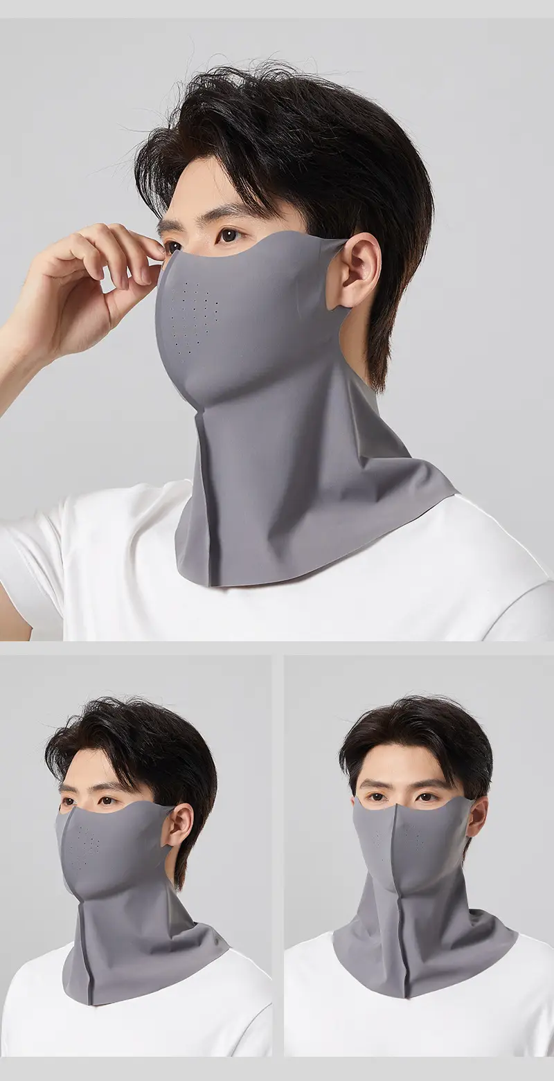 Sun Protection Mask for Men, Neck Protection for Driving, Fishing, Uv Protection, Cycling Face Mask, Breathable Ice Silk Mask for Women — feature 18