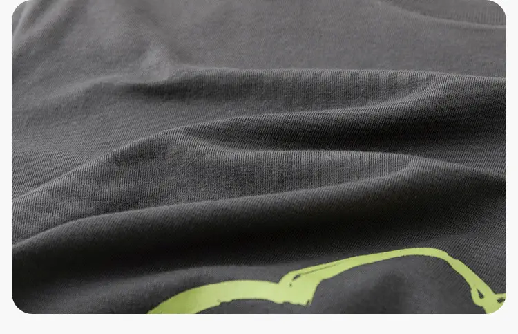 Spring Long Sleeve T-Shirt for Boys Girls Soft Green — feature 39