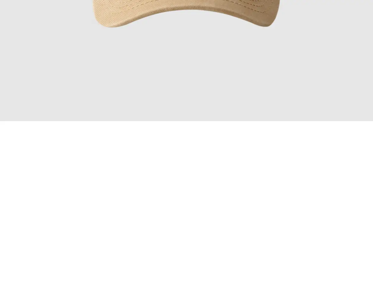 Women Red Embroidered Baseball Cap with Large Cap — feature 17