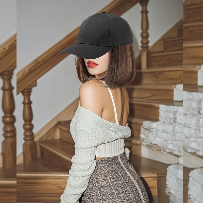 Women's All-In-One Long Hair Wig with Clavicle Cap - Image 5