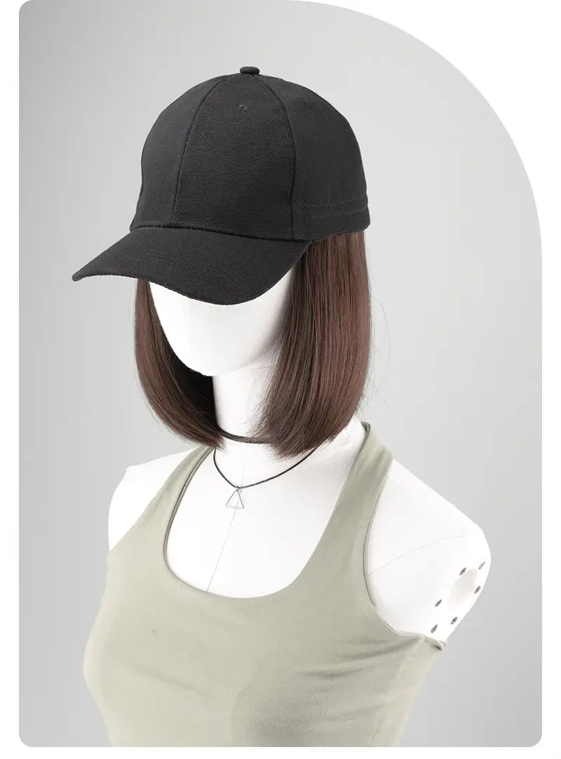 Women's All-In-One Long Hair Wig with Clavicle Cap — feature 10