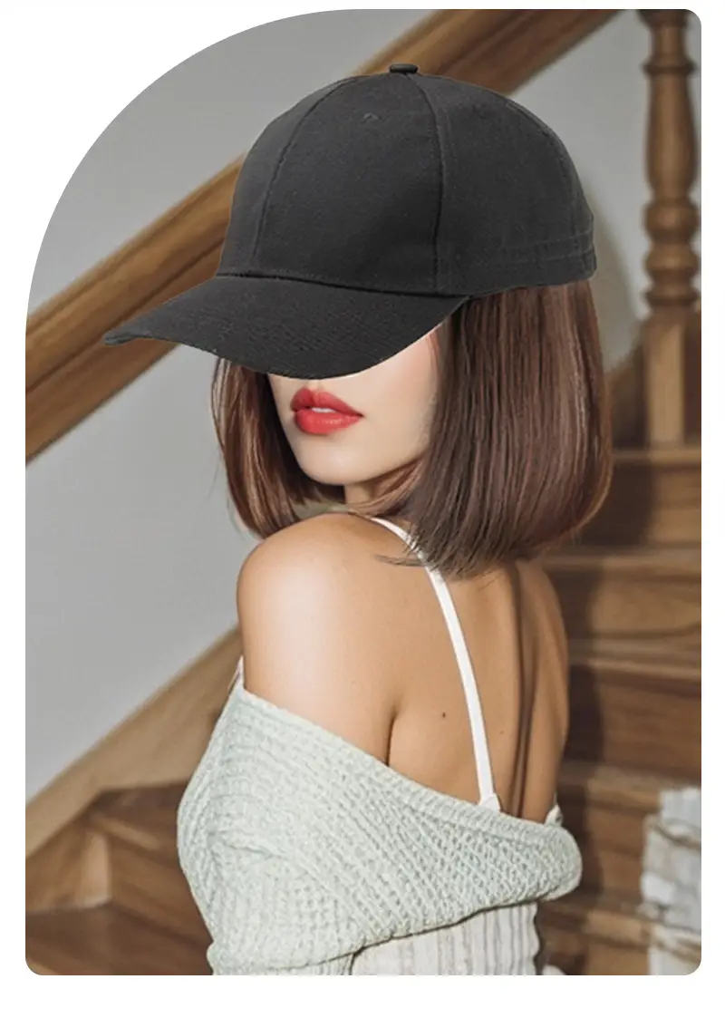 Women's All-In-One Long Hair Wig with Clavicle Cap — feature 14