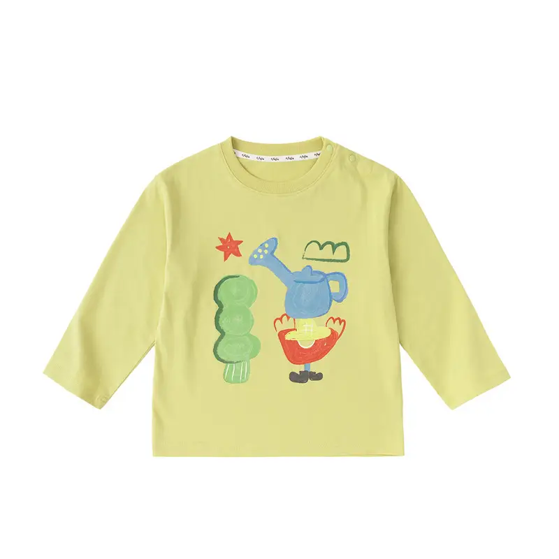 Antibacterial Cotton Boys T-Shirt with Dinosaur Print - Image 6