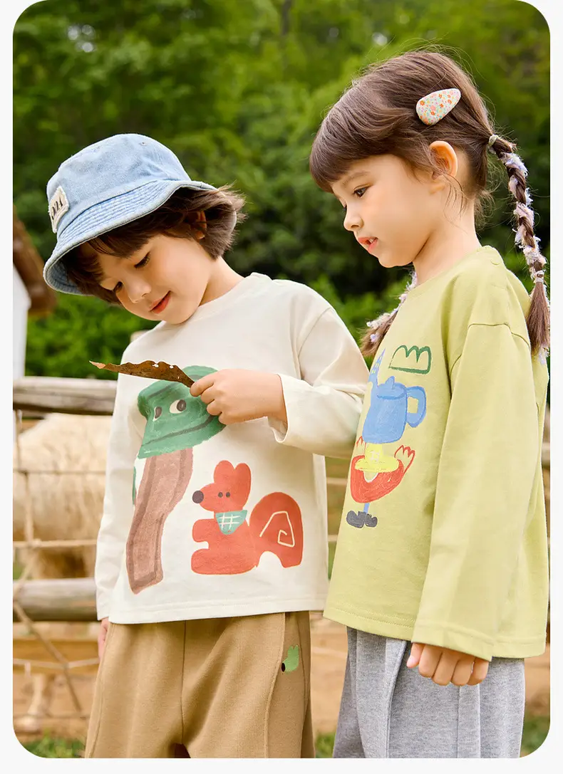 Antibacterial Cotton Boys T-Shirt with Dinosaur Print — feature 12
