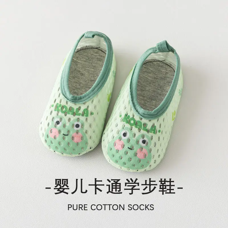 Baby Cartoon Mesh Walking Shoes Blue 1-3Yrs - Image 4