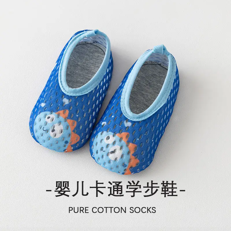 Baby Cartoon Mesh Walking Shoes Blue 1-3Yrs - Image 6