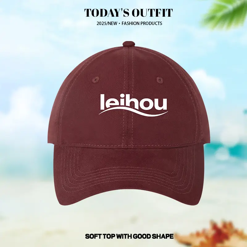 2025 New Large Baseball Cap Grey White Logo — feature 17