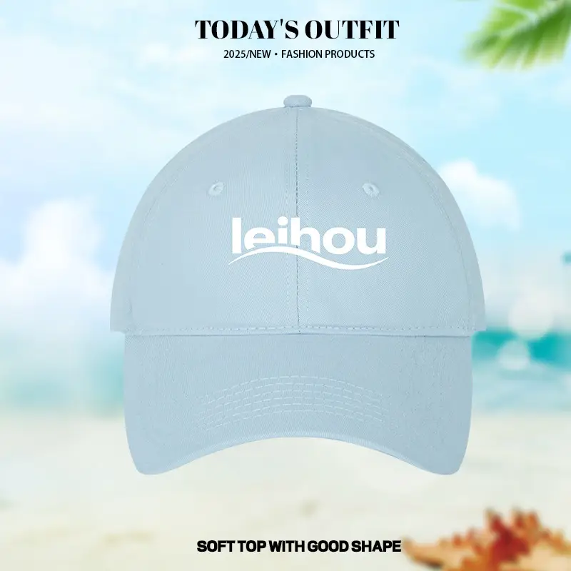 2025 New Large Baseball Cap Grey White Logo — feature 24