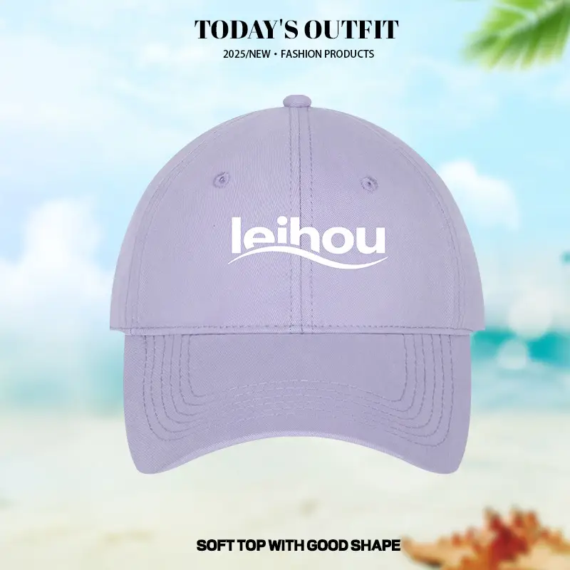 2025 New Large Baseball Cap Grey White Logo — feature 25