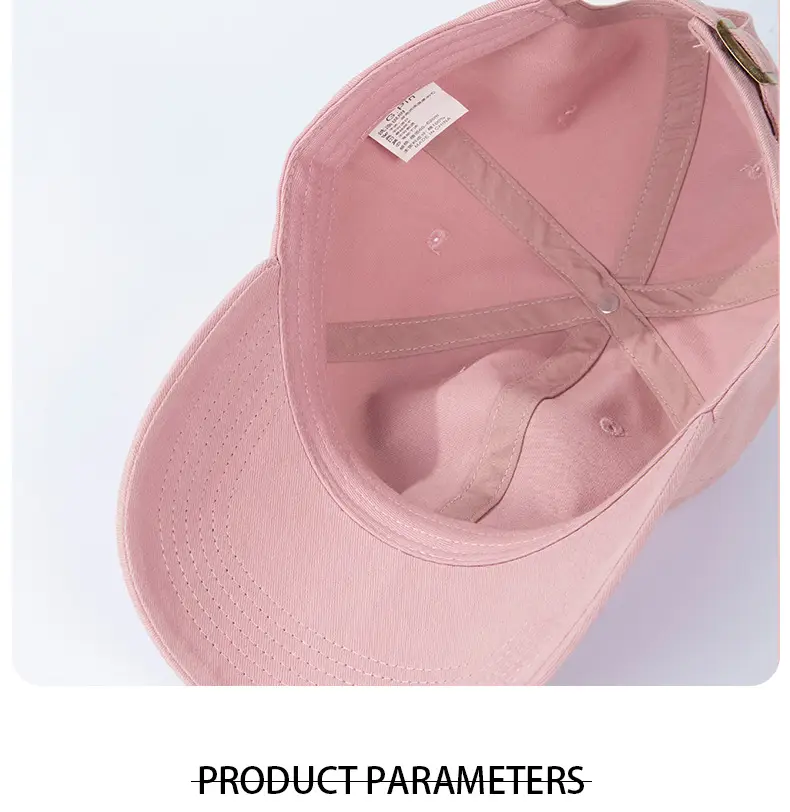 2025 New Large Baseball Cap Grey White Logo — feature 7
