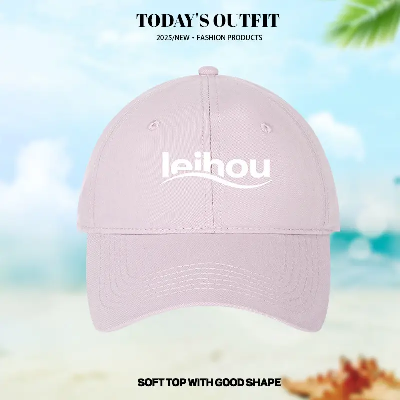 2025 New Large Baseball Cap Grey White Logo