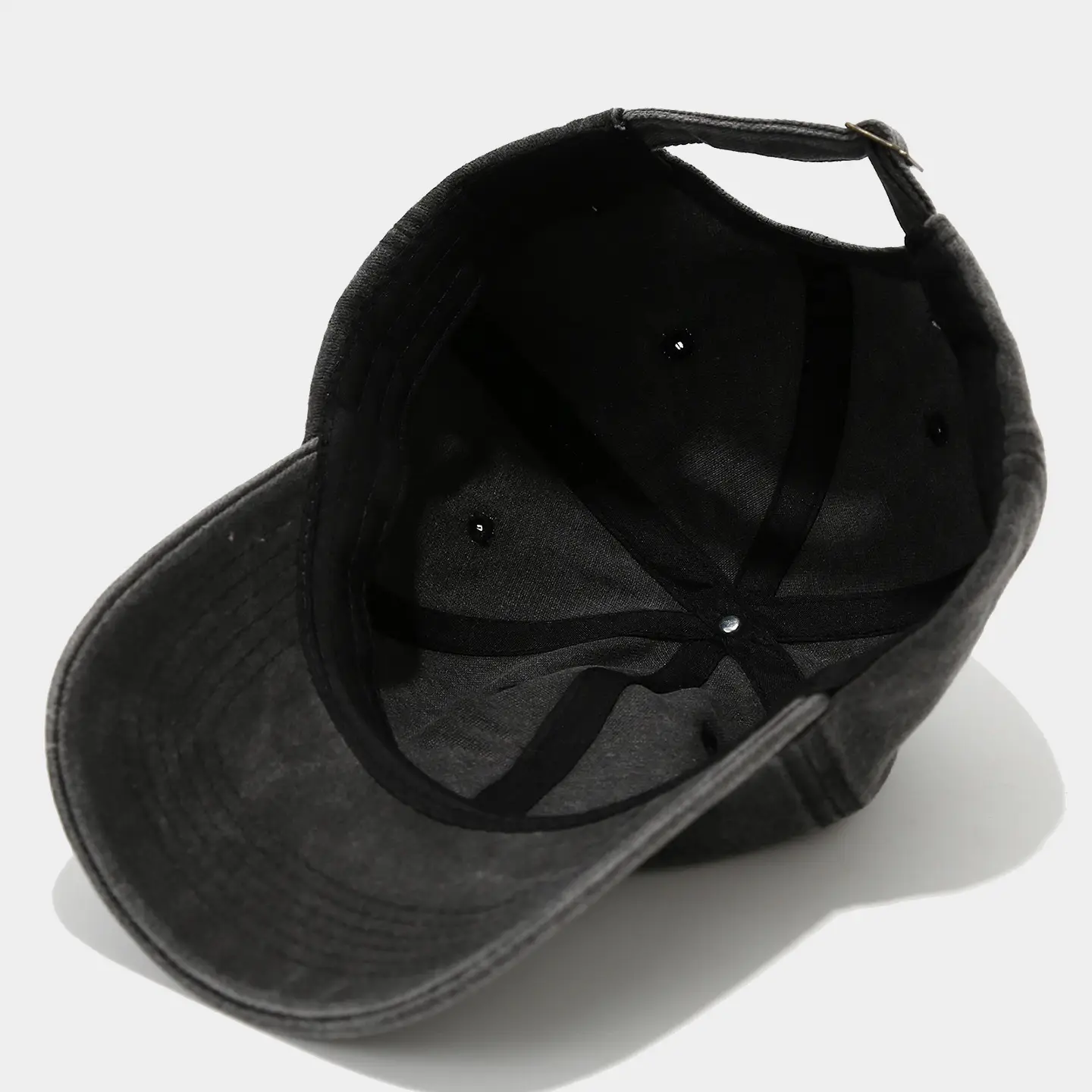 Black Leopard Print Cap with Heart Letter Design — feature 8
