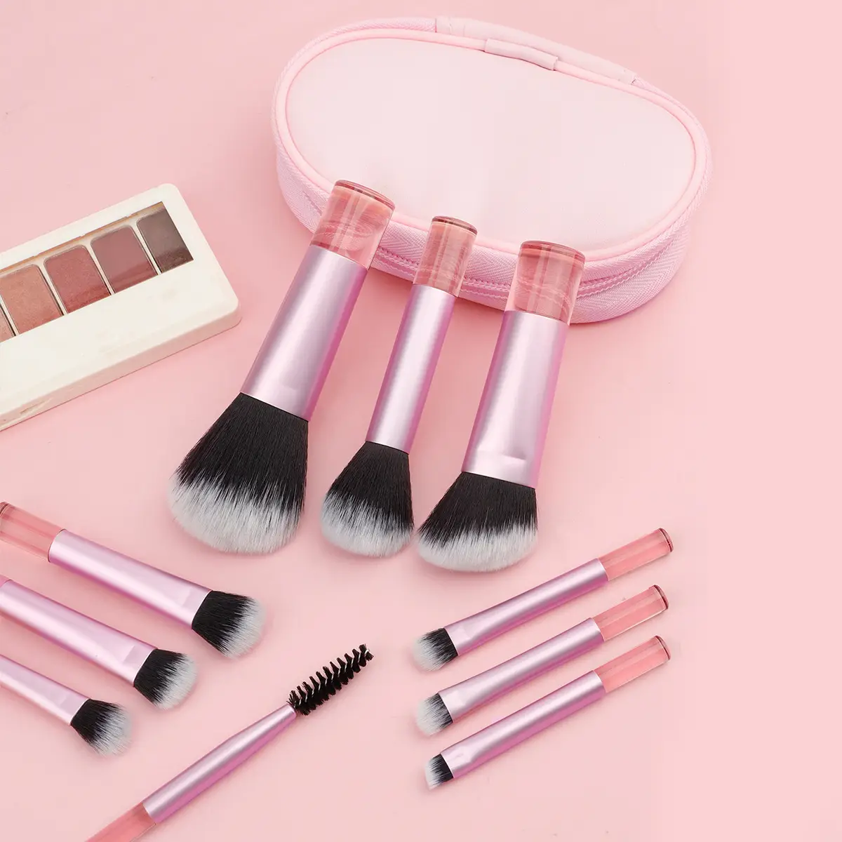 Pink Makeup Brush Set for Travel & Daily Use — feature 14