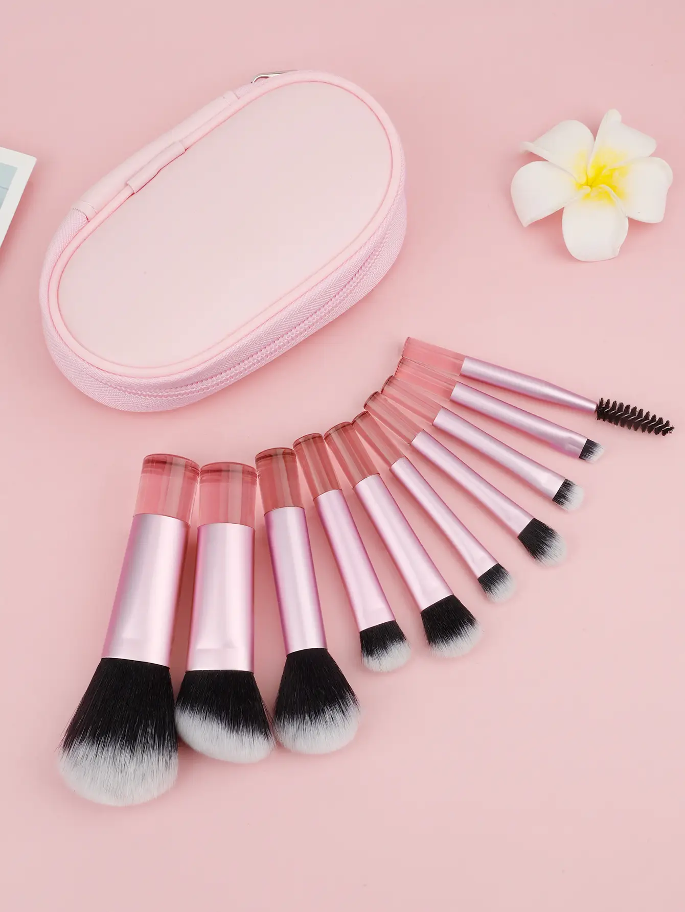 Pink Makeup Brush Set for Travel & Daily Use — feature 4