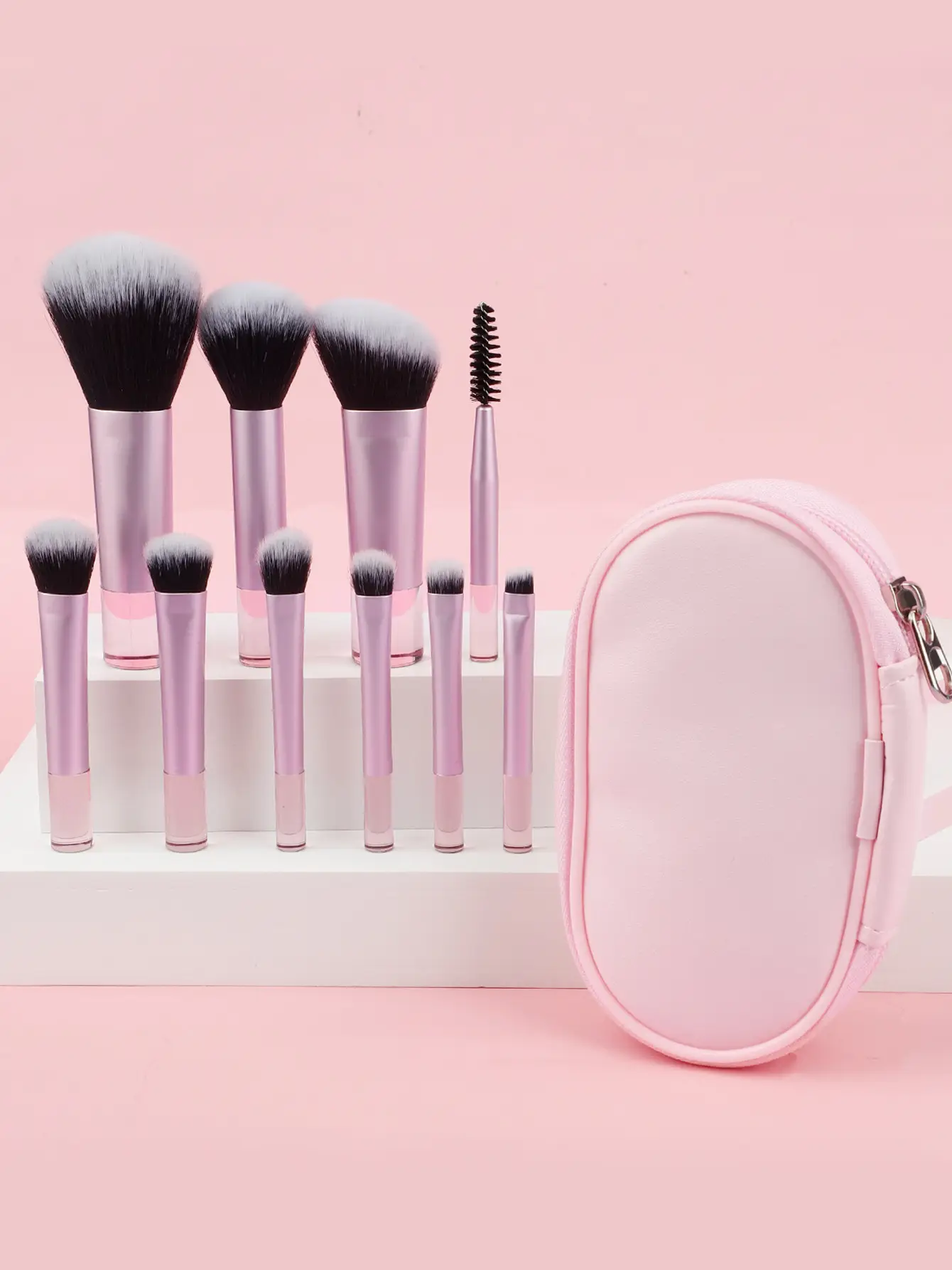 Pink Makeup Brush Set for Travel & Daily Use — feature 5