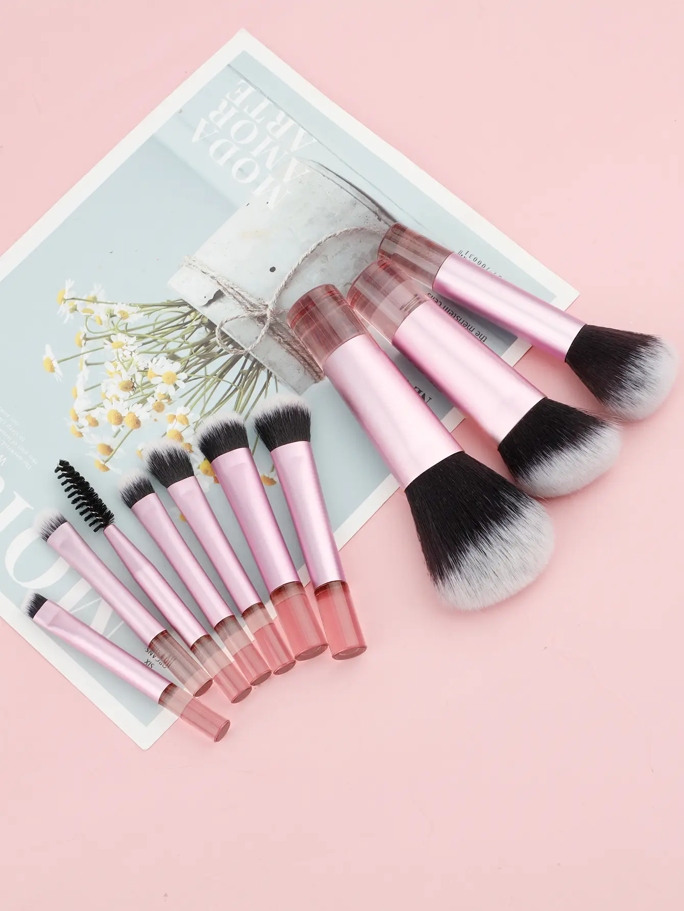 Pink Makeup Brush Set for Travel & Daily Use — feature 6