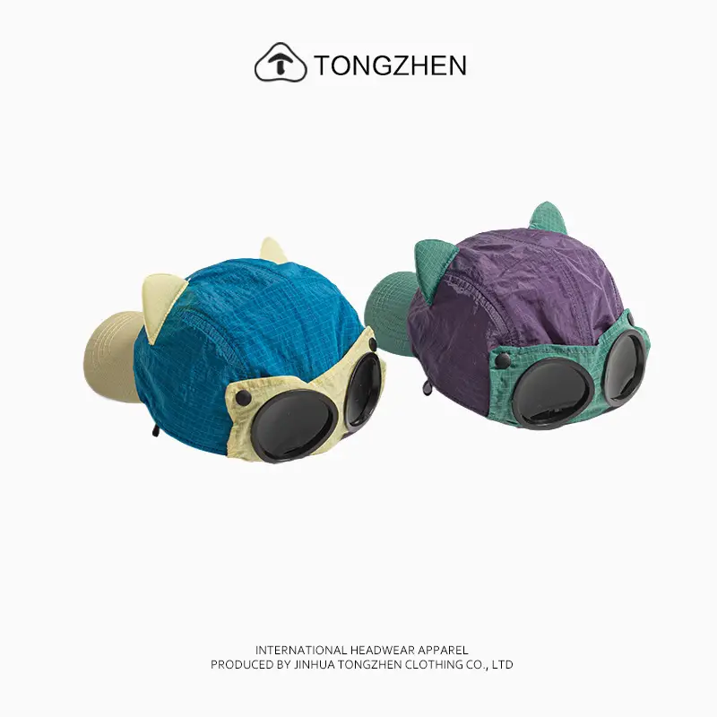 Aviator Cat Sunglasses Hat for Women - Image 6