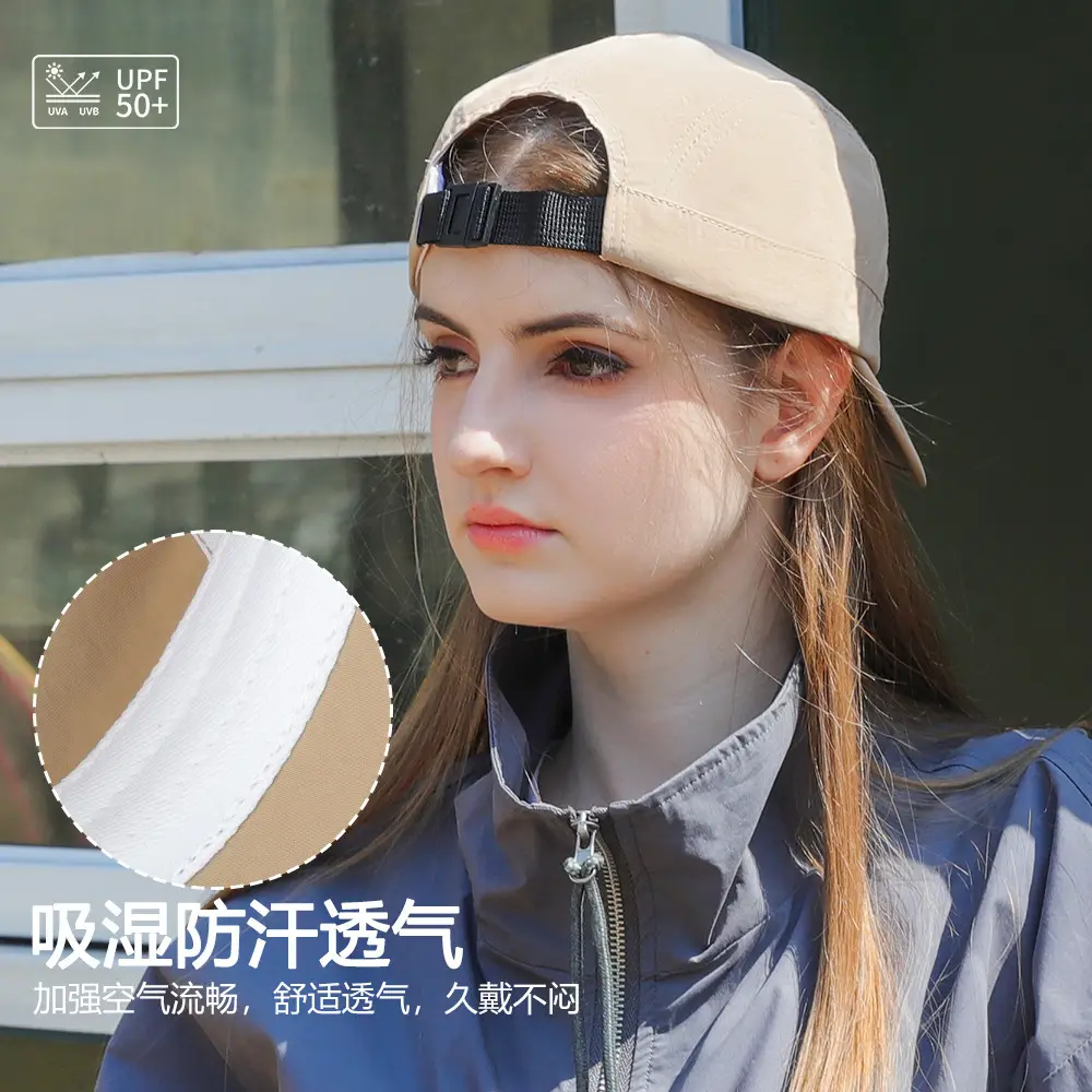 Summer Baseball Cap Patch Label Quick Drying Sports Cap for Men Women - Image 7