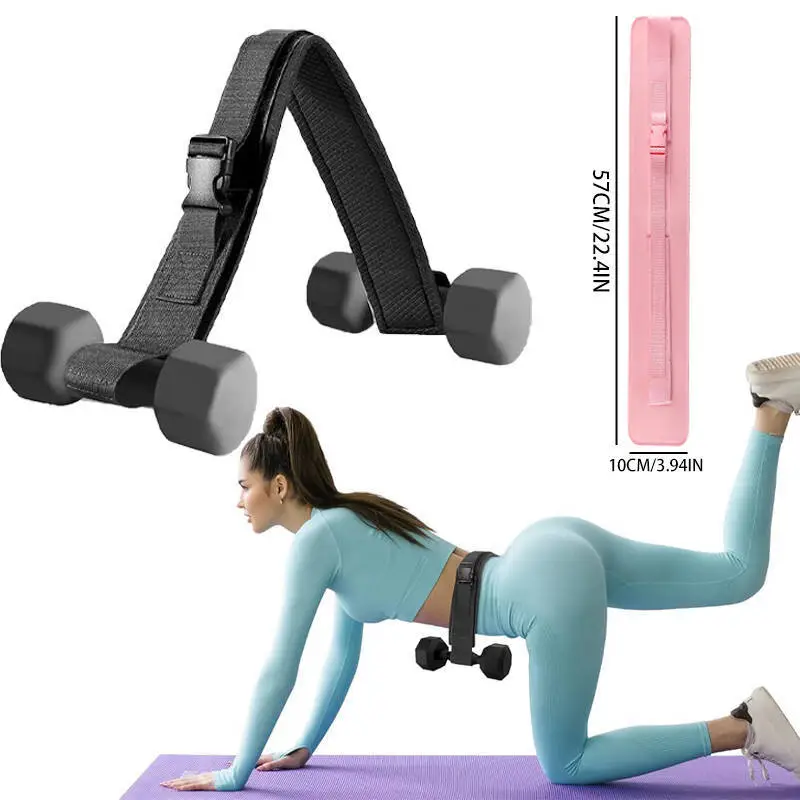 Hip Thrust Belt with Dumbbell & Squat Support for Men Women — feature 5