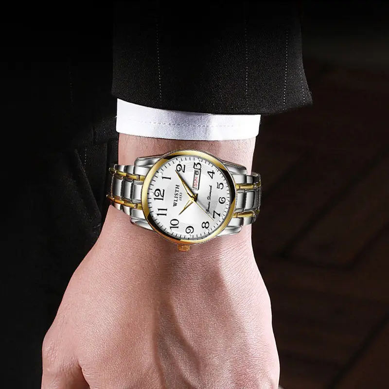 Wlisth Digital Large Dial Quartz Watch for Men