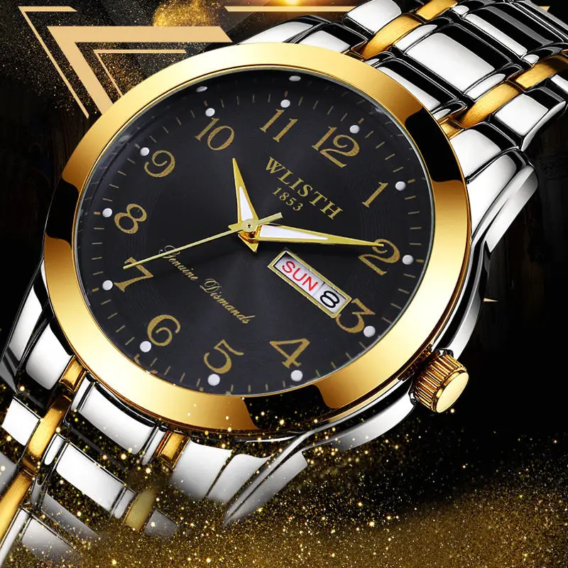 Wlisth Digital Large Dial Quartz Watch for Men — feature 1