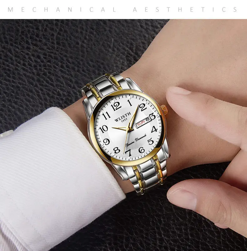 Wlisth Digital Large Dial Quartz Watch for Men — feature 11