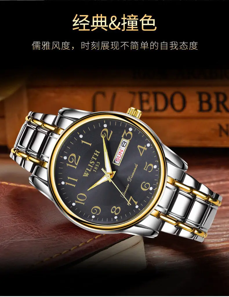 Wlisth Digital Large Dial Quartz Watch for Men — feature 12